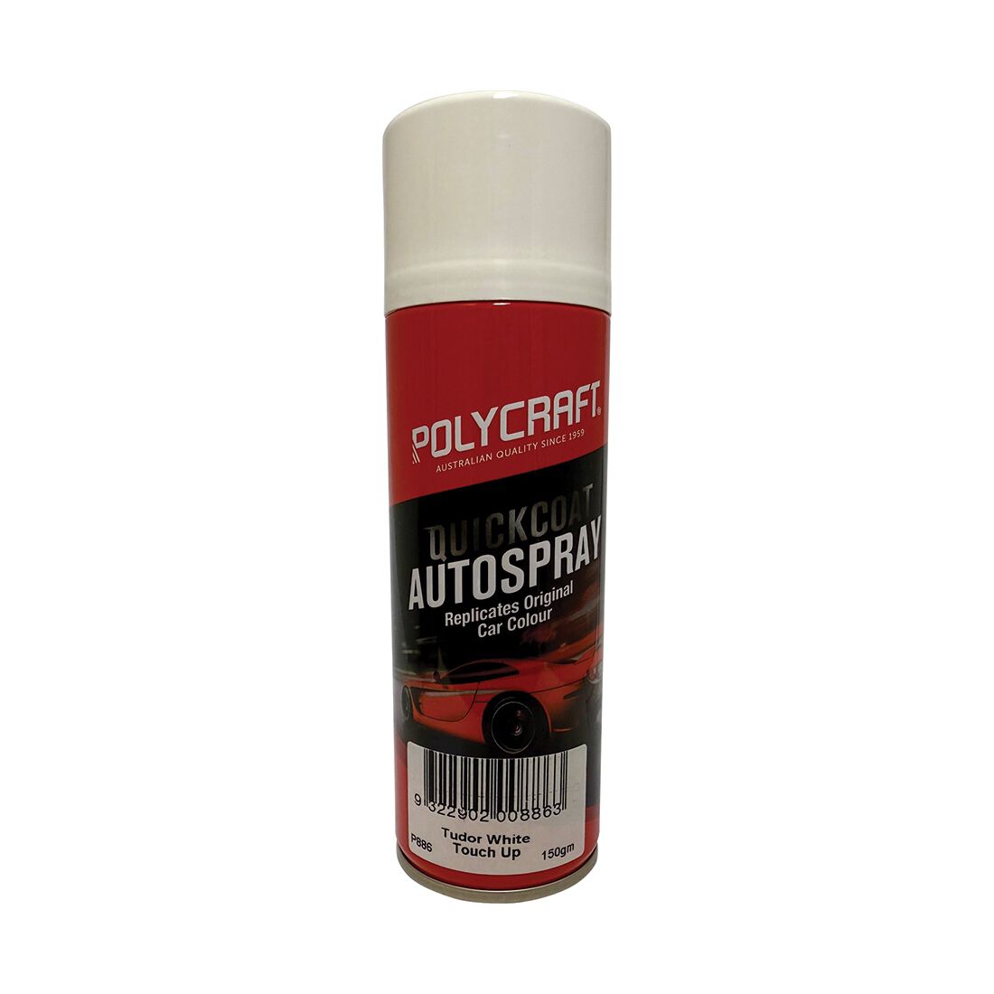 Polycraft Touch Up Paint Tudor White - DST56 150G, , scaau_hi-res
