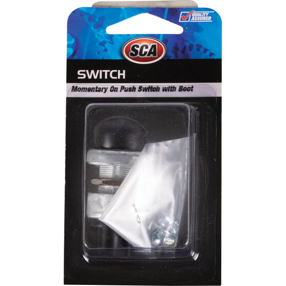 SCA HD 60A Momentary On Push Switch 16mm with Boot, , scaau_hi-res