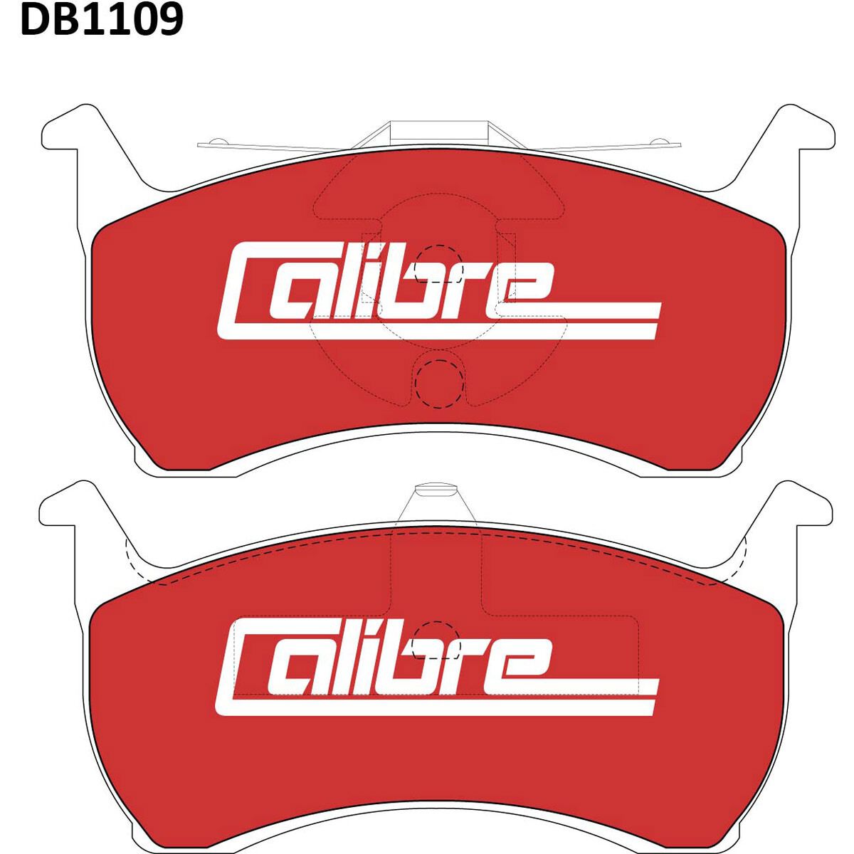 Calibre Disc Brake Pads DB1109CAL, , scaau_hi-res
