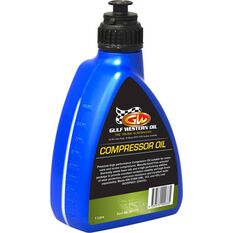 Gulf Western Compressor Oil 1 Litre, , scaau_hi-res