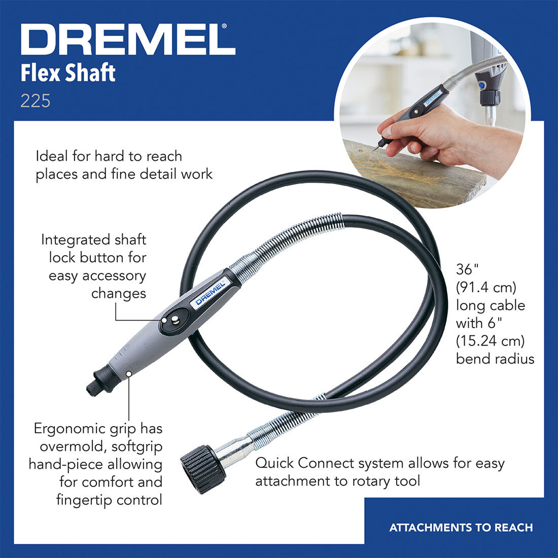 Dremel Flexible Shaft, , scaau_hi-res