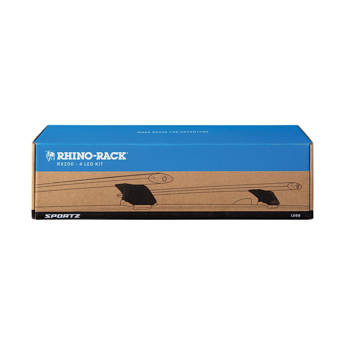 Rhino Rack Leg Kit - 4 Pack RX200, , scaau_hi-res