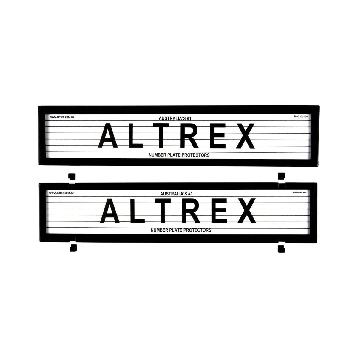 Altrex Number Plate Protector 6 Figure European With Lines 6LE