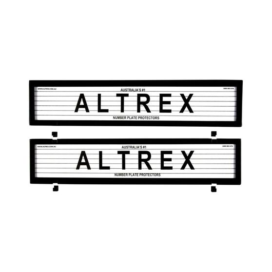 Altrex Number Plate Protector - 6 Figure European With Lines 6LE, , scaau_hi-res