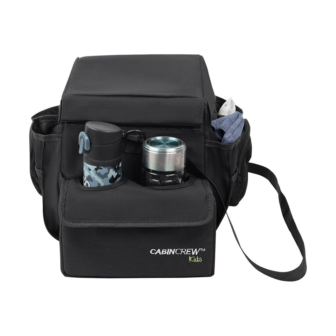 Cabin Crew Kids Backseat Organiser Black, , scaau_hi-res