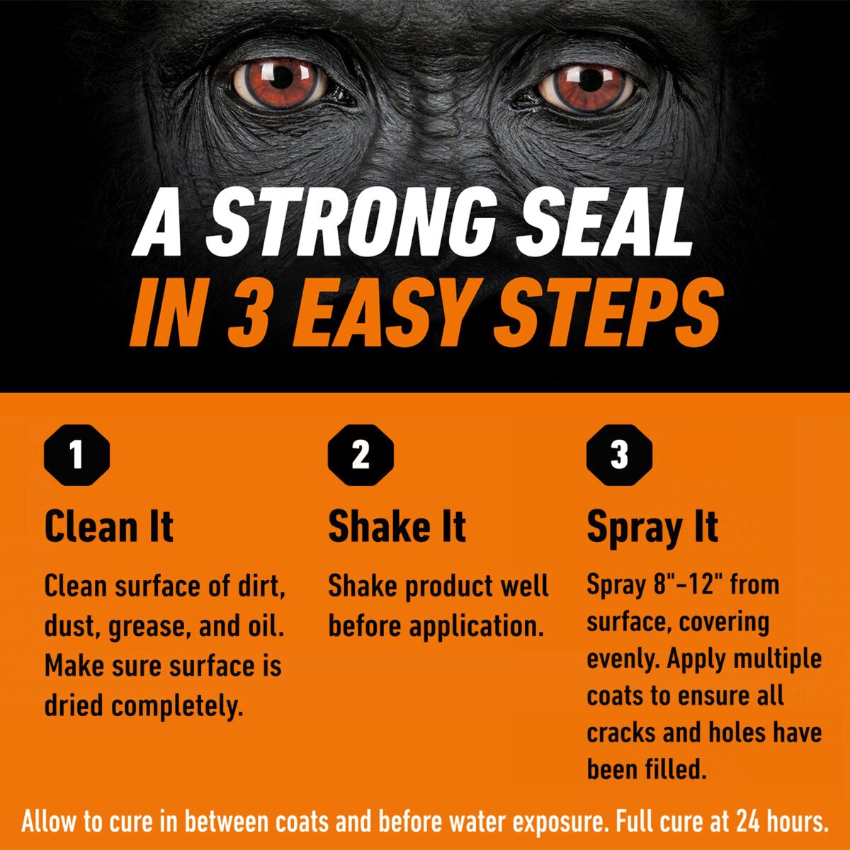 Gorilla Spray Waterproof Patch & Seal Clear 396g/14oz, , scaau_hi-res