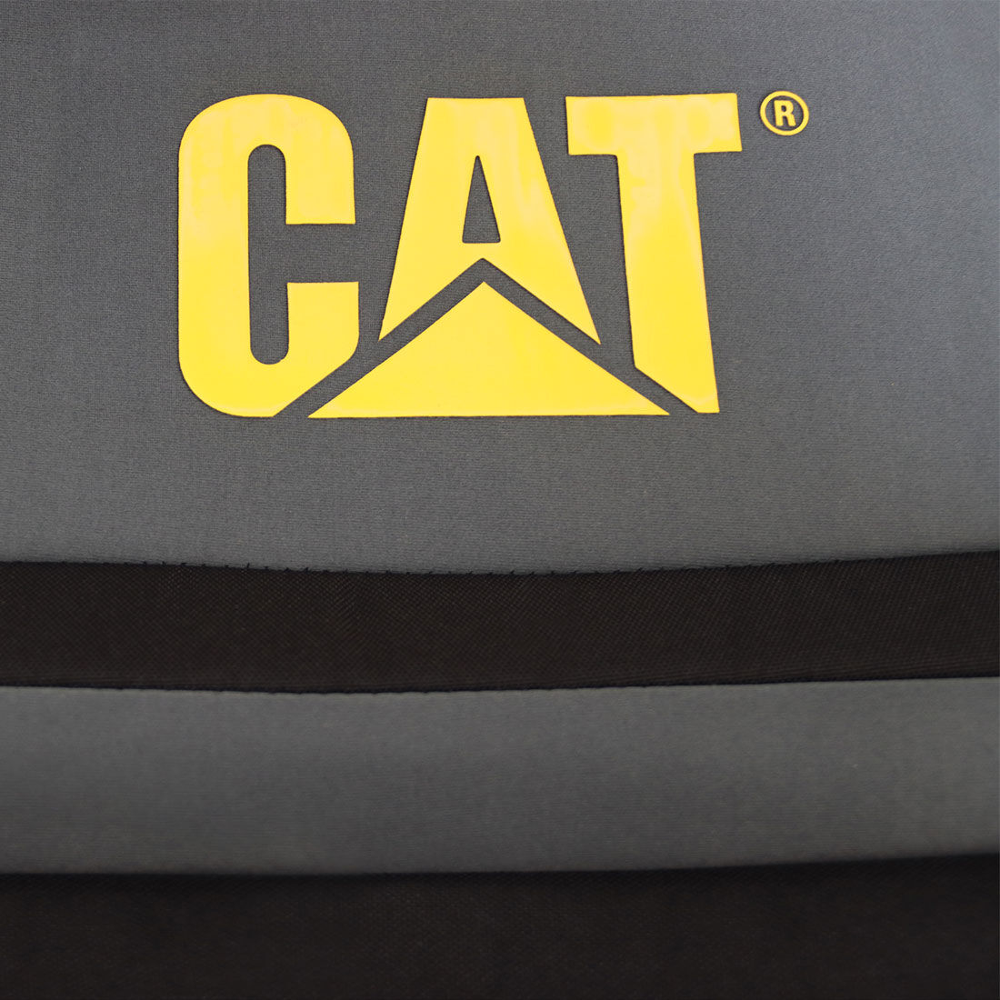 CAT Poly Canvas & Neoprene Seat Covers Black/Grey Adjustable Headrests Airbag Compatible, , scaau_hi-res