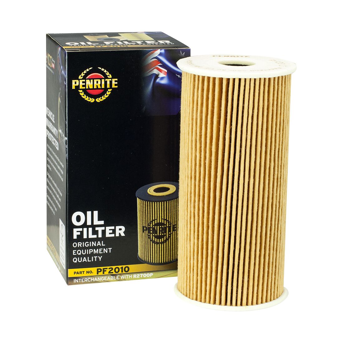 Penrite Oil Filter PF2010 (Interchangeable with R2700P), , scaau_hi-res