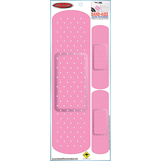 Hot Stuff Pink Bandaid Sticker, , scaau_hi-res