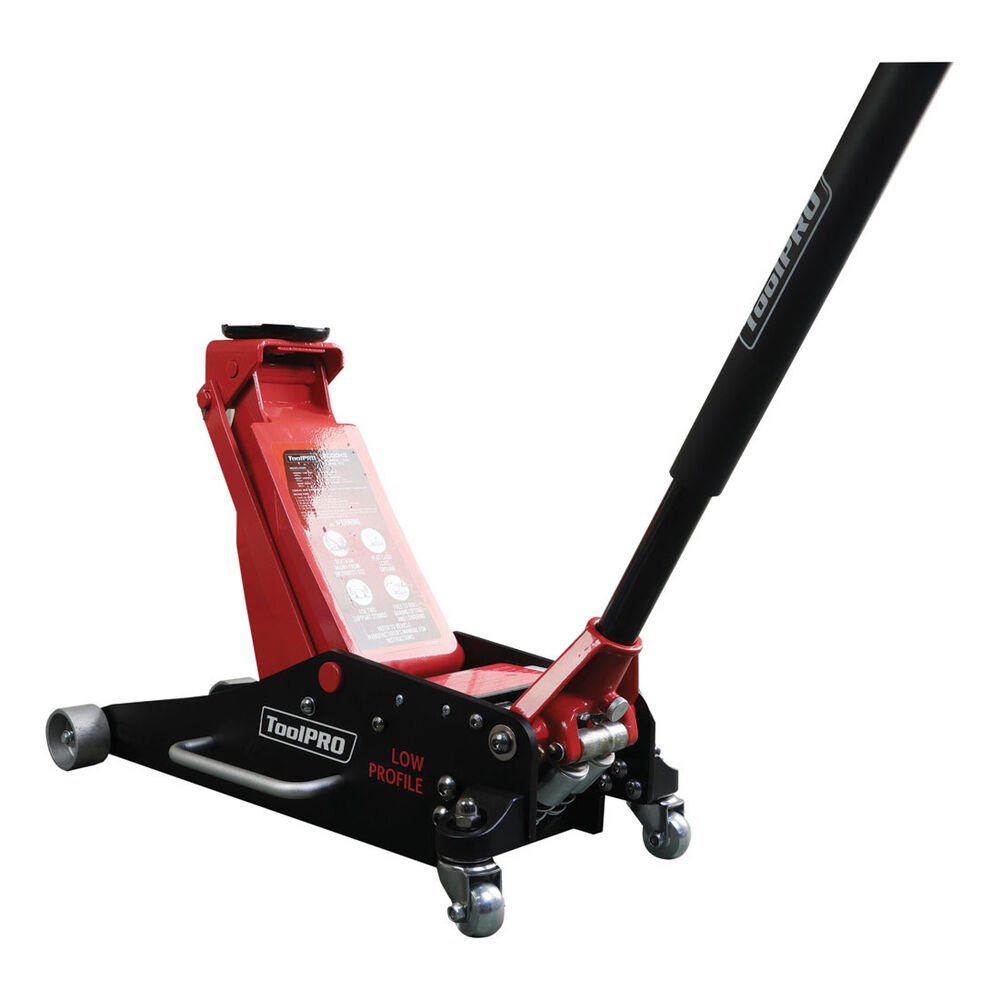 ToolPRO Hybrid Aluminium/Steel Trolley Jack 2000kg Supercheap Auto