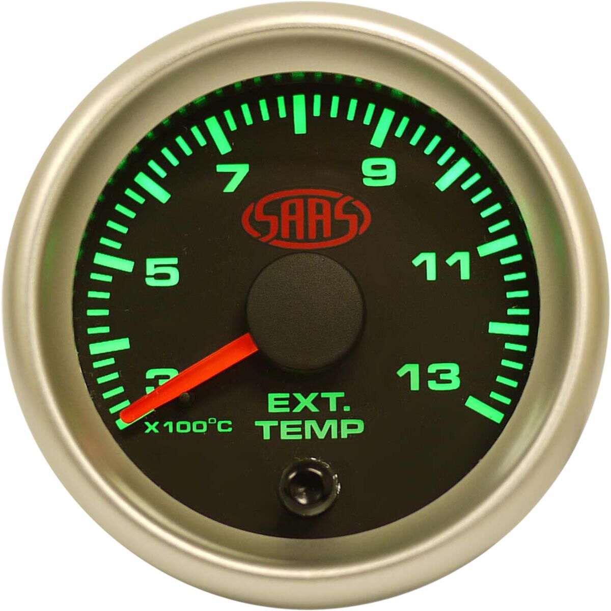 SAAS Gauge Black Face, 52mm, Exhaust Temp, , scaau_hi-res