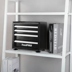 ToolPRO Mini Tool Cabinet 4 Drawer Black, , scaau_hi-res