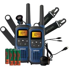 Oricom Waterproof UHF 2W 2 Pack UHF2295-2BL, , scaau_hi-res