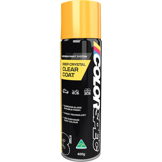 COLORSPEC Acrylic Paint, Deep Crystal Clear Coat 400g Supercheap Auto