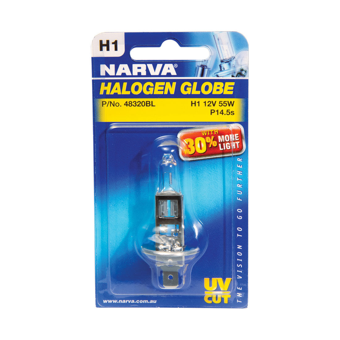 Narva Headlight Globe - H1, 12V 55W, 48320BL, , scaau_hi-res