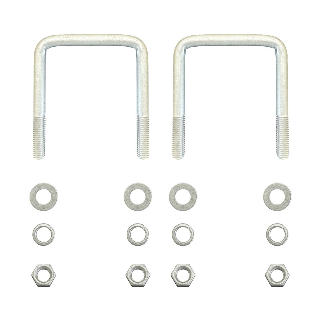 SCA Square Trailer U Bolt Kit 80x100mm 2 Piece Set, , scaau_hi-res
