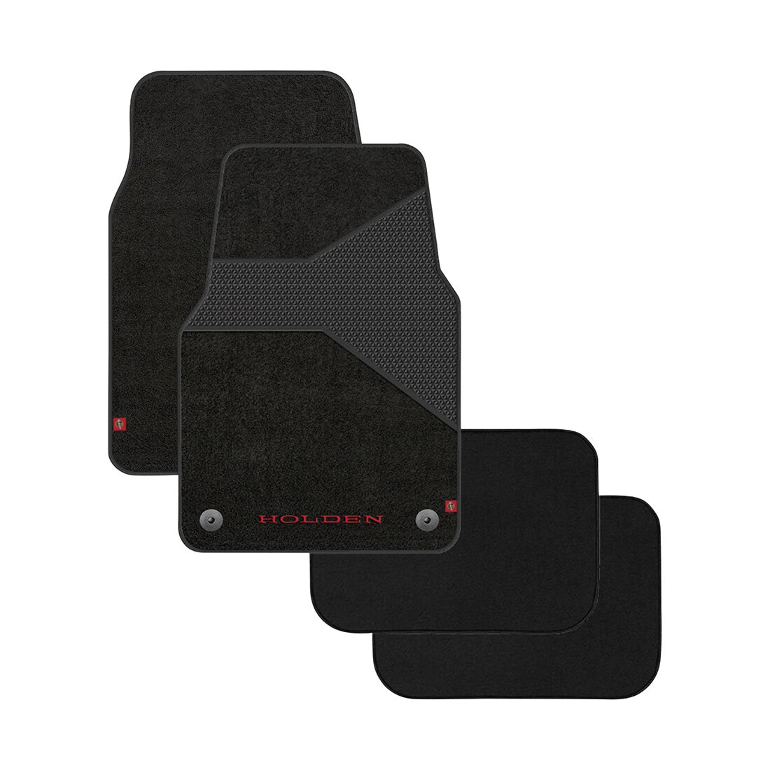 Holden Heritage 4-piece Belmont Carpet Floor Mats - Black, , scaau_hi-res