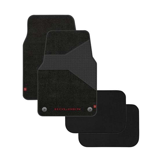 Holden Heritage 4-piece Belmont Carpet Floor Mats - Black, , scaau_hi-res