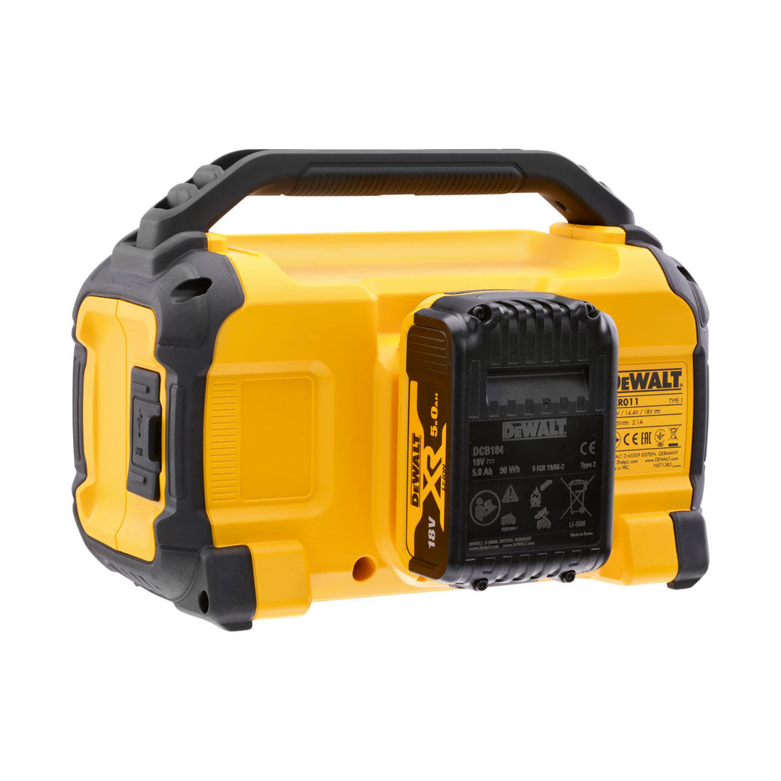 DeWALT XR 12V/18V Premium Bluetooth Speaker Skin, , scaau_hi-res