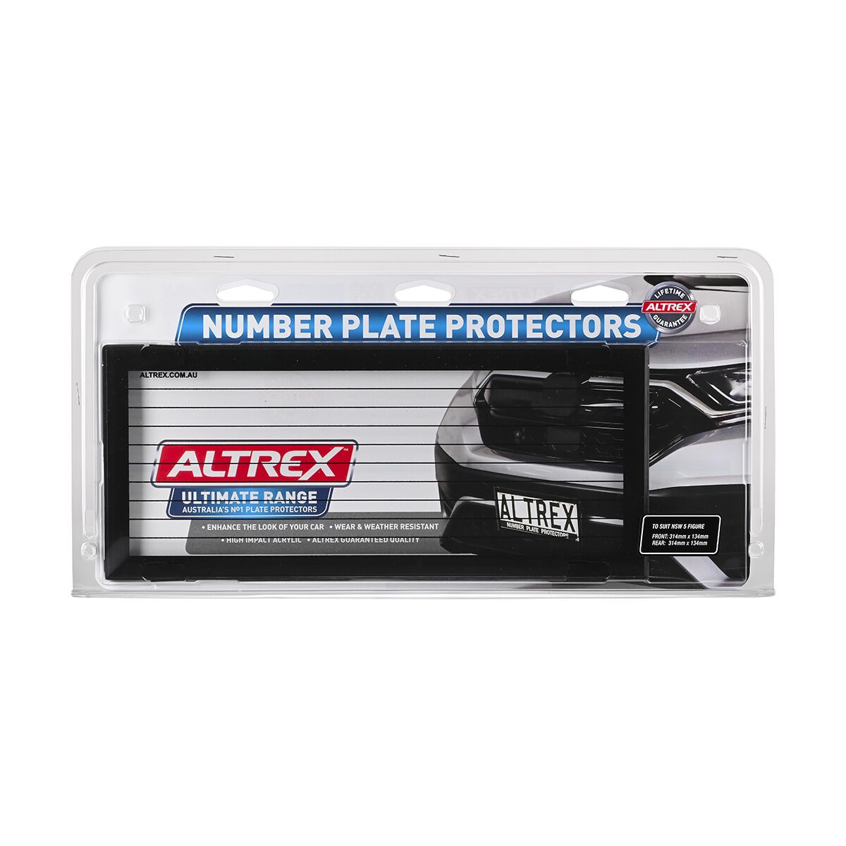 Altrex Number Plate Protector - 5 Figure With Lines 5L, , scaau_hi-res