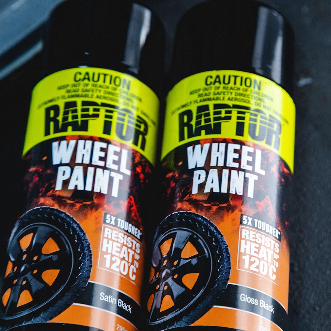 Raptor Wheel Paint Satin Black, , scaau_hi-res