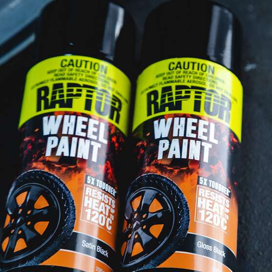 Raptor Wheel Paint Satin Black, , scaau_hi-res