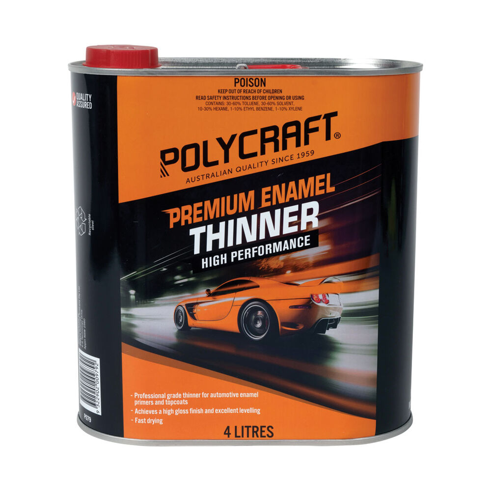 Polycraft Thinners Premium Enamel 4L Supercheap Auto