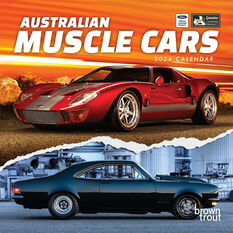 Australian Muscle Cars 2024 Calendar Square, , scaau_hi-res