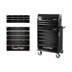ToolPRO Tool Cabinet Magnet Fascia Set - Black Carbon Fibre, Suits 26" Chest & 27" Cabinet, , scaau_hi-res
