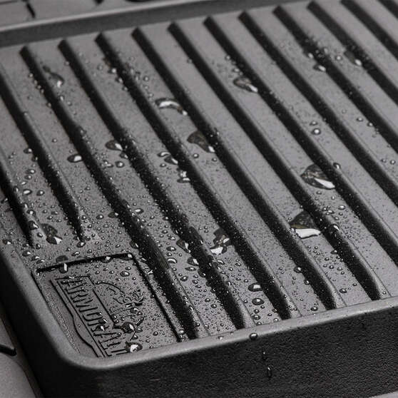 Armor All Deep Dish Rubber Car Floor Mats - Front & Rear, Black, , scaau_hi-res