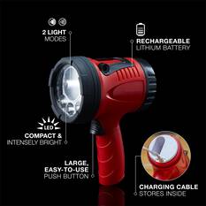 Energiser Rechargeable LED Spotlight 600L, , scaau_hi-res