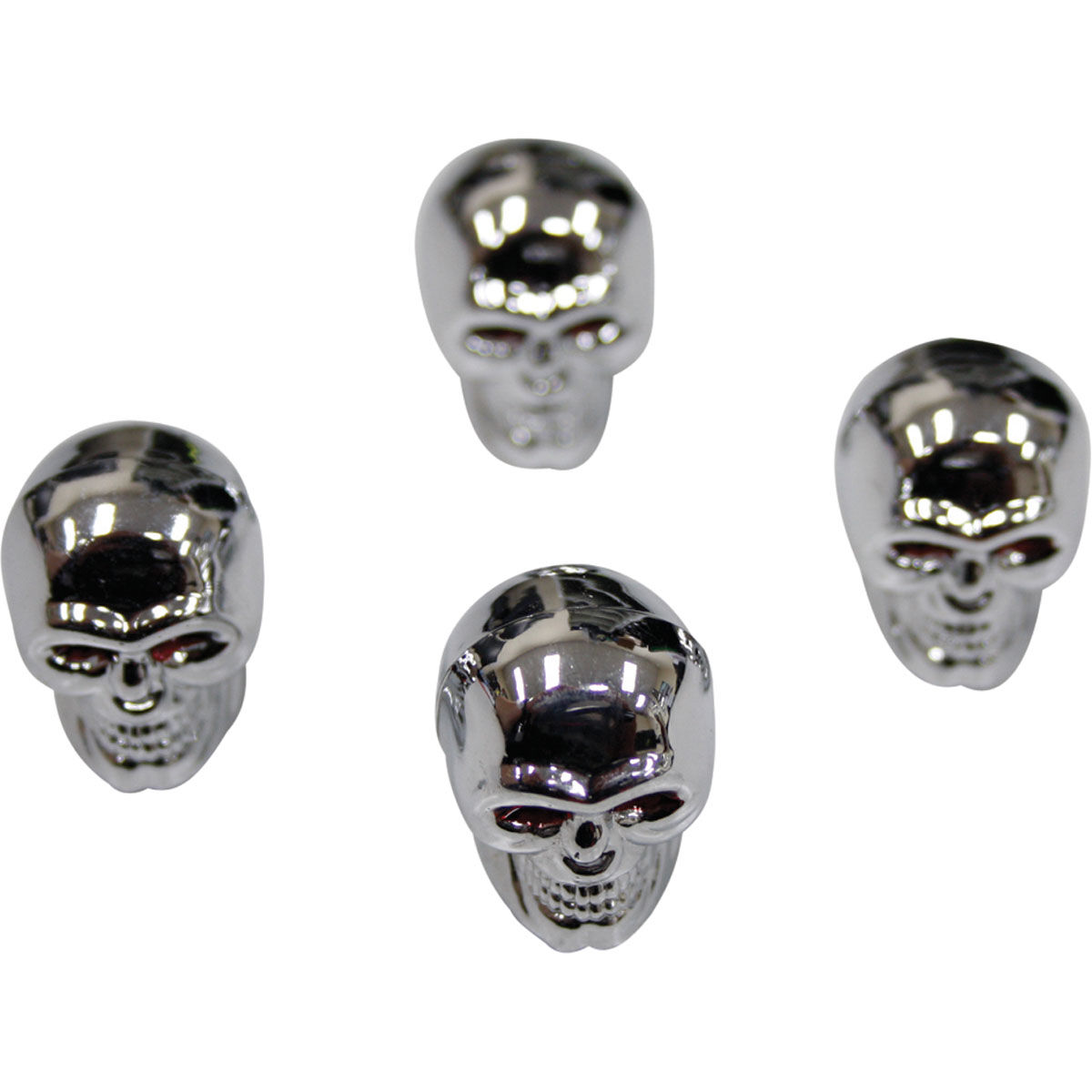 SCA Valve Cap Set Silver Skull Supercheap Auto
