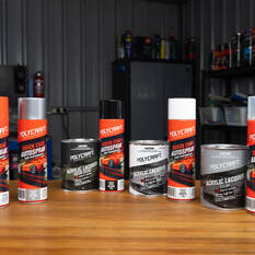 Polycraft Acrylic Gloss Black 400g, , scaau_hi-res