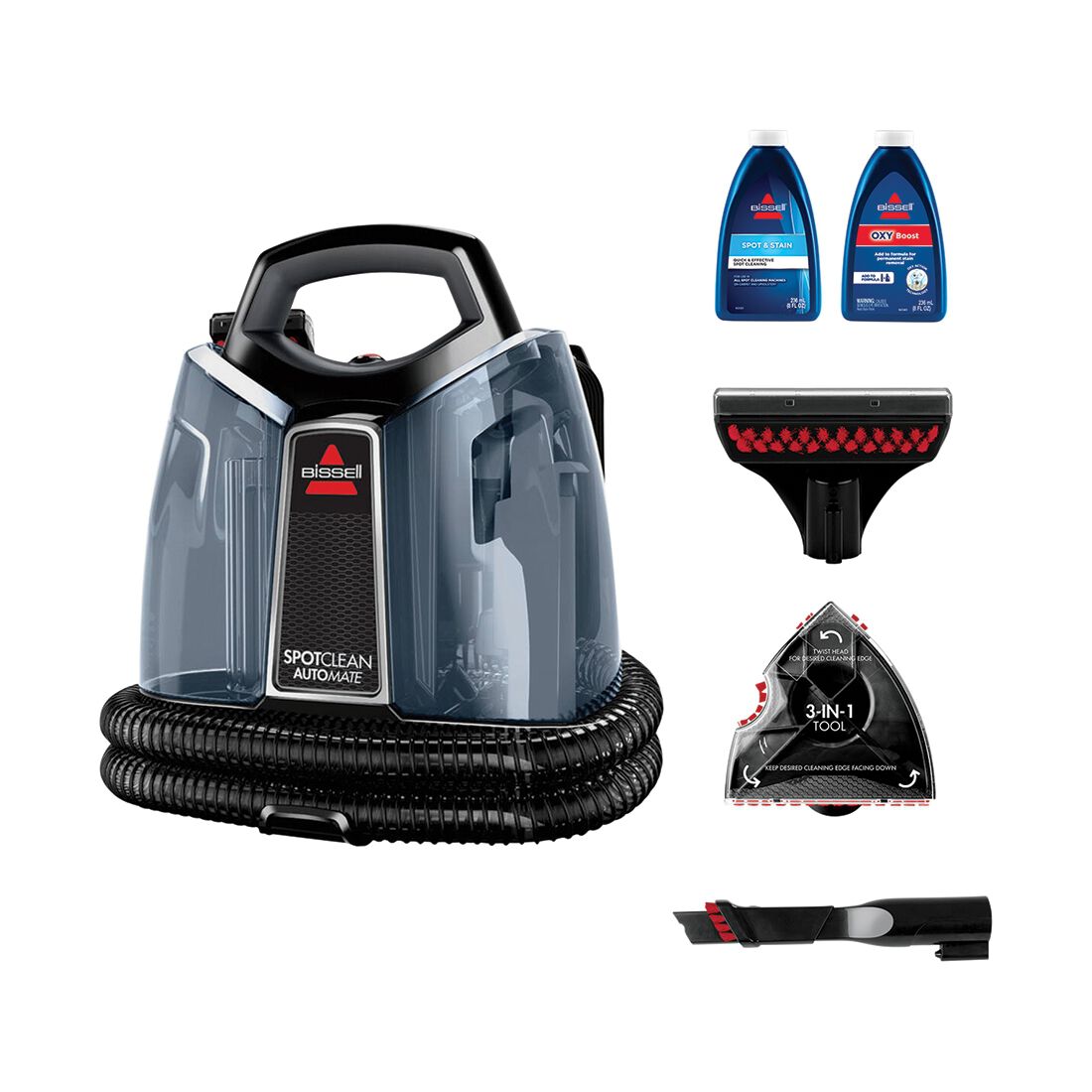Bissell Spot Clean AutoMate Carpet & Upholstery Cleaner with 2.2m Hose, , scaau_hi-res