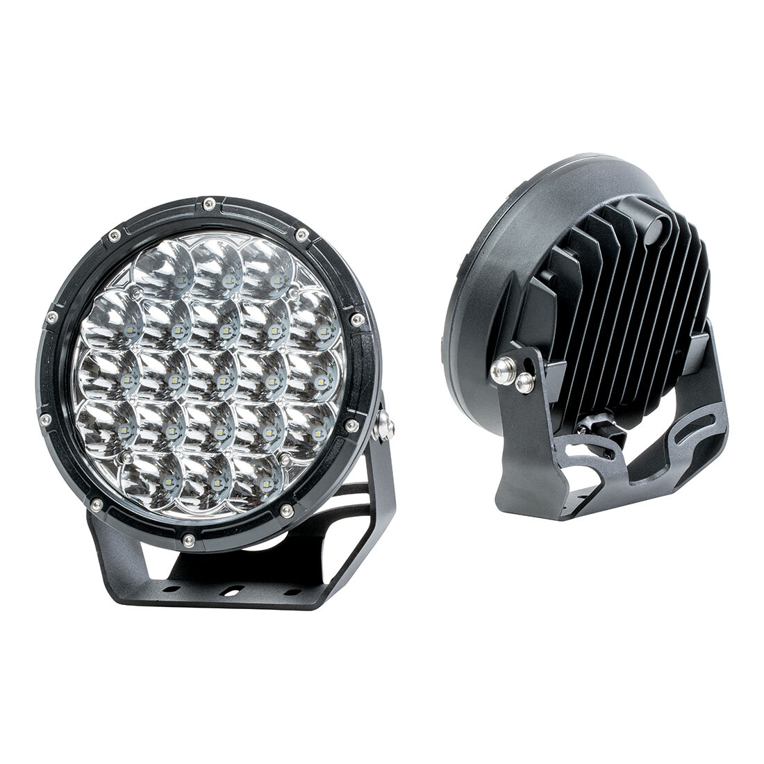 Enduralight LED Driving Light Kit w/ harness - 175mm 63W, , scaau_hi-res