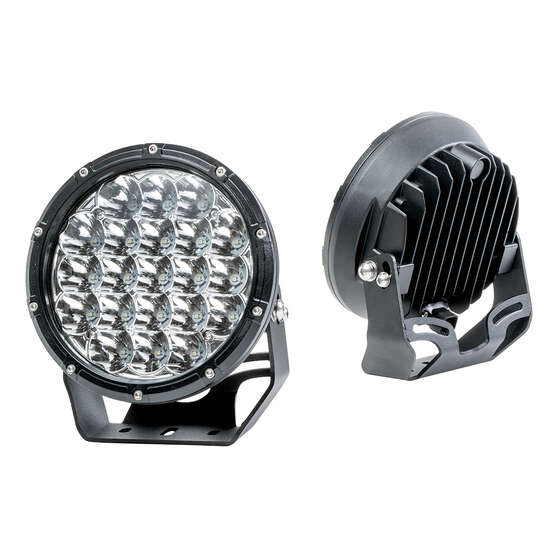 Enduralight LED Driving Light Kit w/ harness - 175mm 63W, , scaau_hi-res
