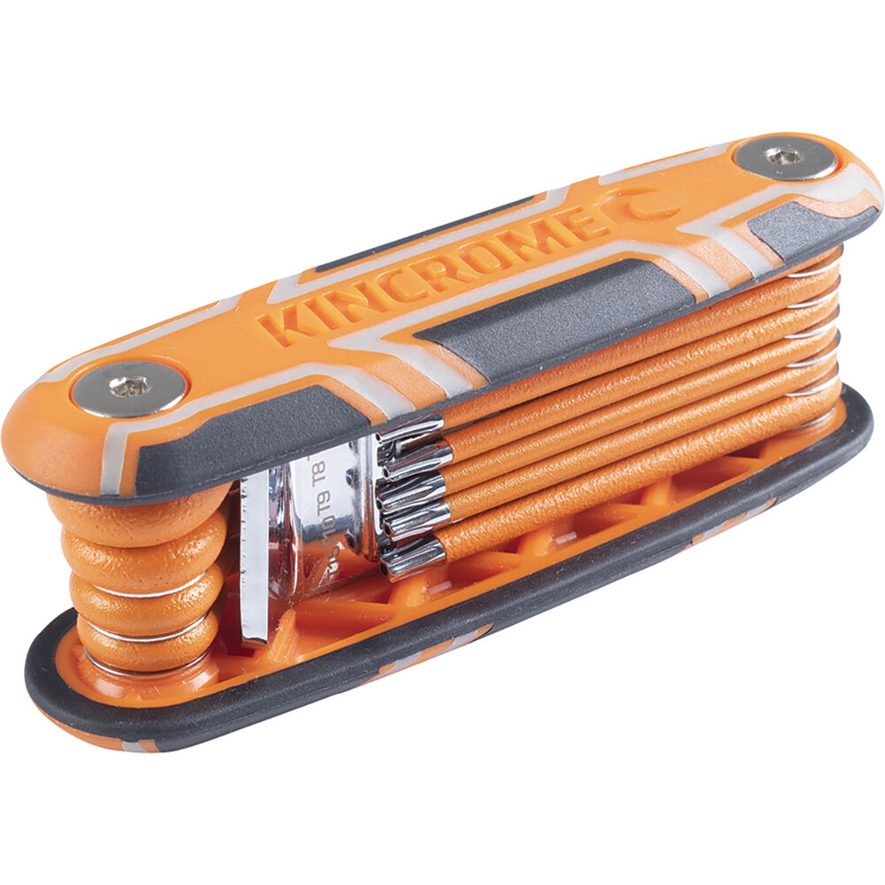 Kincrome Folding Tamperproof TORX Key Set 10 Piece Supercheap Auto