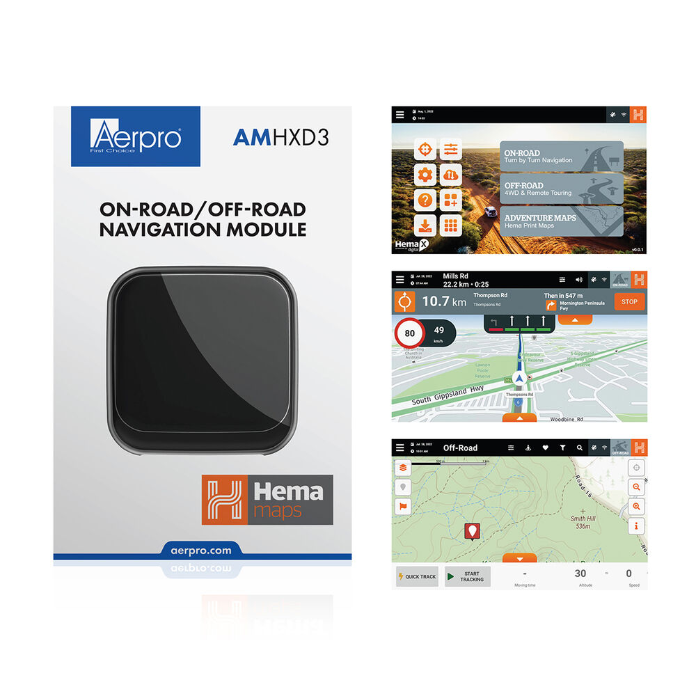 Aerpro Navigation Module with HEMA Maps AMHXD3 Supercheap Auto