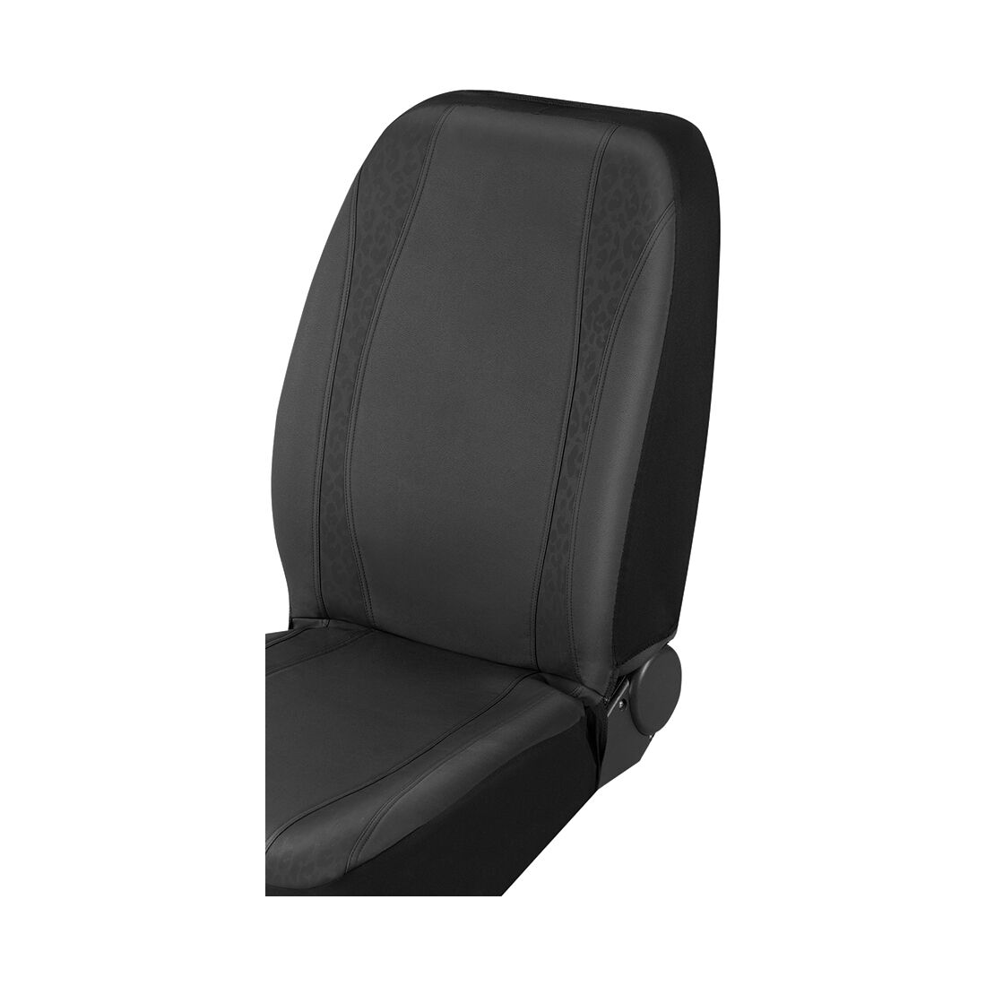 SCA Seat Cover Black Leopard Leather Look, Adjustable Headrests, Airbag Compatible, Size 30A, , scaau_hi-res