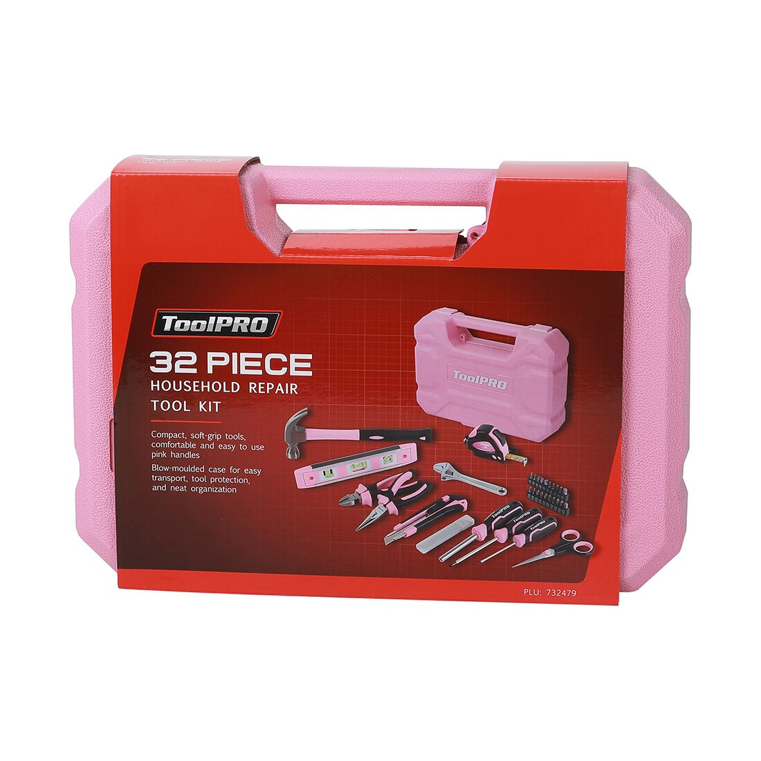ToolPRO Tool Kit 36 Piece BMC Pink, , scaau_hi-res