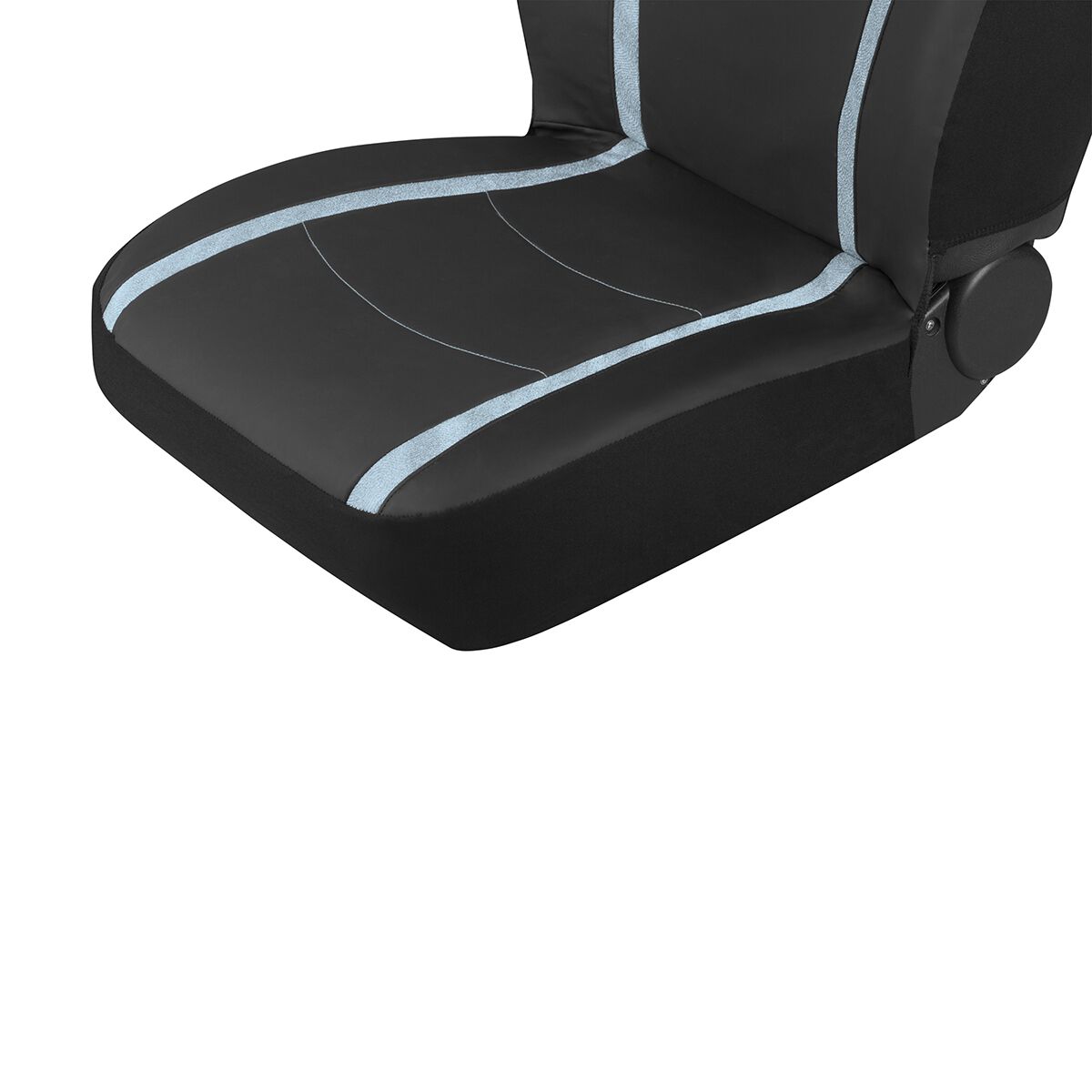 SCA Seat Cover Blue Shimmer Leather Look, Adjustable Headrests, Airbag Compatible, Size 30A, , scaau_hi-res
