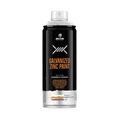 MTN Pro Galvanized Light Silver Zinc Spray Paint 400mL, , scaau_hi-res
