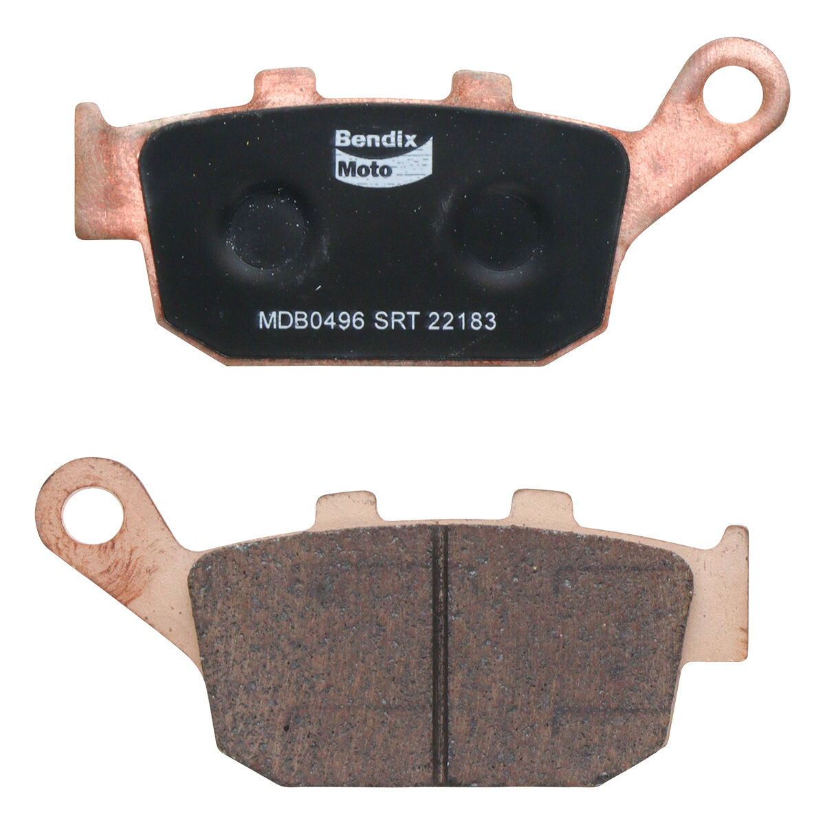Bendix Street Road Track Motorcycle Disc Brake Pads - MDB0496-SRT, , scaau_hi-res