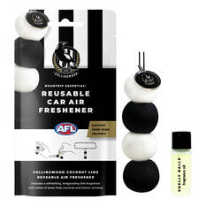 Roadtrip Essential Air Freshener Set Collingwood Magpies Coconut Lime 5ml, , scaau_hi-res