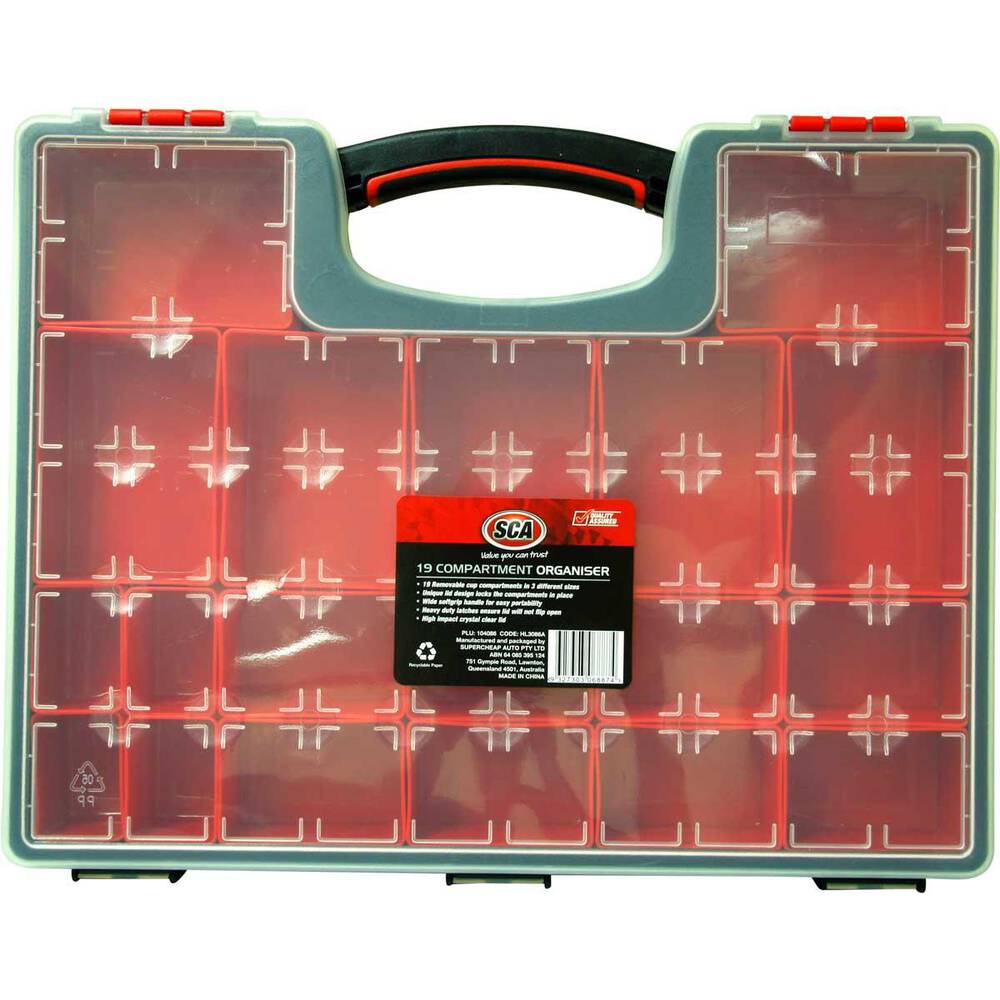 Sca Storage Box SCA Organiser 19 Compartment | Supercheap Auto
