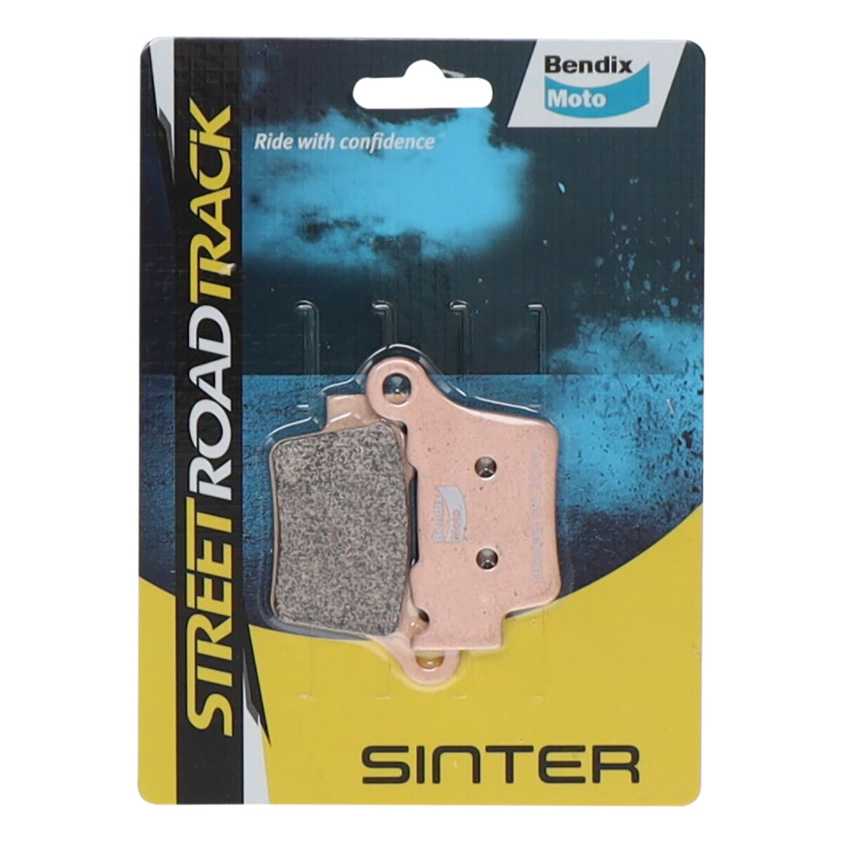 Bendix Street Road Track Motorcycle Disc Brake Pads - MDB0368-SRT, , scaau_hi-res