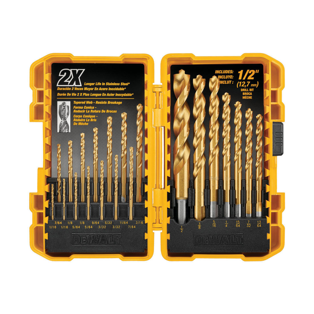 Dewalt pilot point drill bit set outlet
