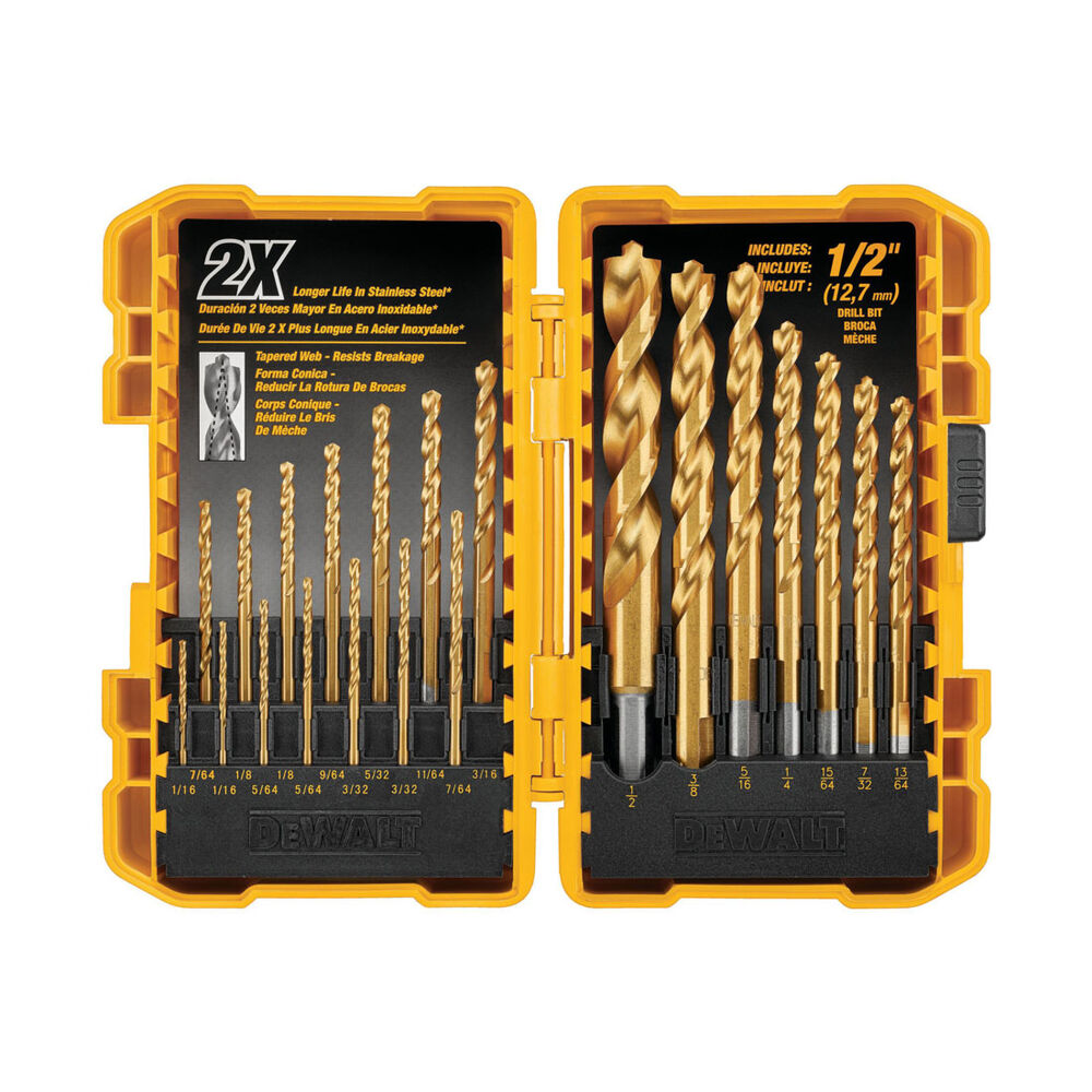 DeWalt 21 Piece PILOT POINT® Titanium Drill Bit Set Supercheap Auto