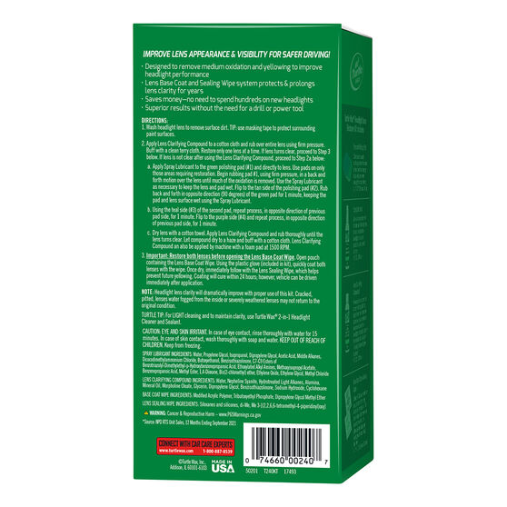 Turtle Wax Headlight Restorer Kit Supercheap Auto