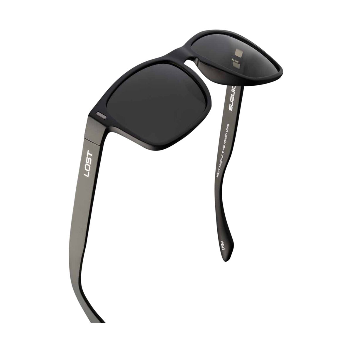 LOST Sunglasses Suzuka Polarised Matt Black, , scaau_hi-res